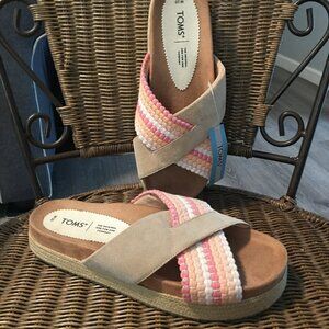 TOMS Women's Paloma Sandals Size 10 NWOB